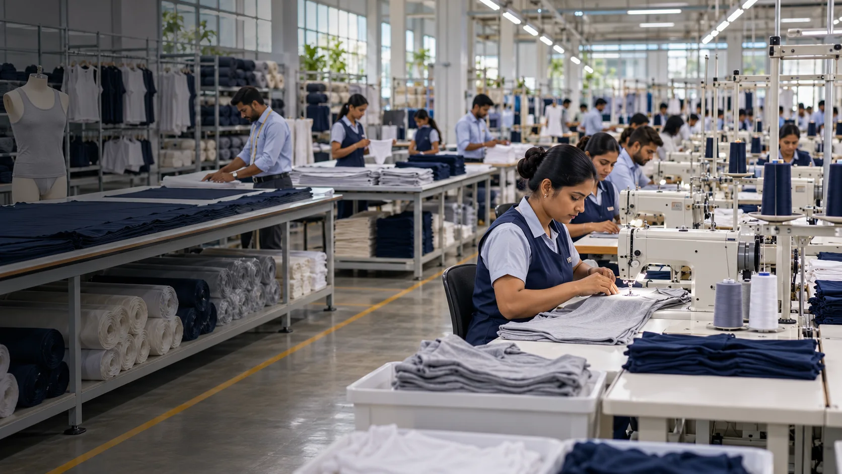 AVR TEX innerwear production floor